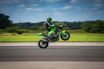 Brit stunting legend Jonny Davies gets set to take on a double world record aboard a Kawasaki ZX-10R